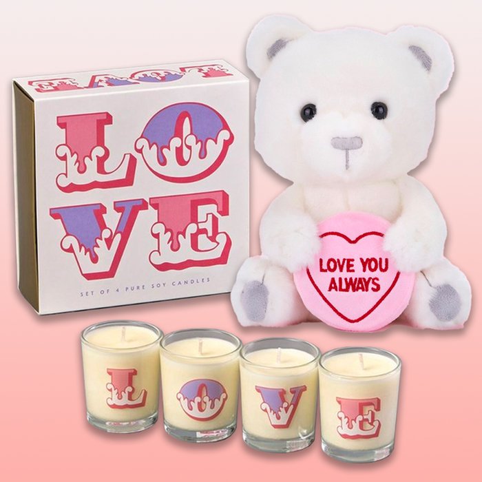 Love Candle & Swizzels Love You Always Gift Set