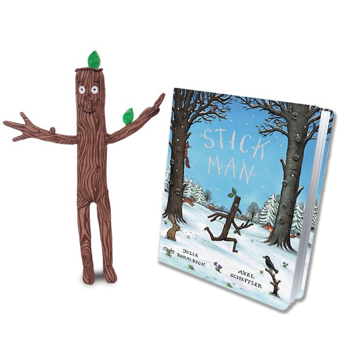 Stick Man Story Book & Soft Toy Gift Set