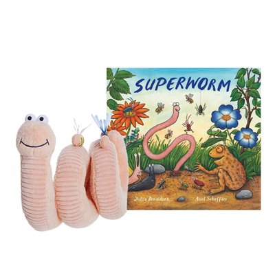 Superworm Story Book & Soft Toy Gift Set