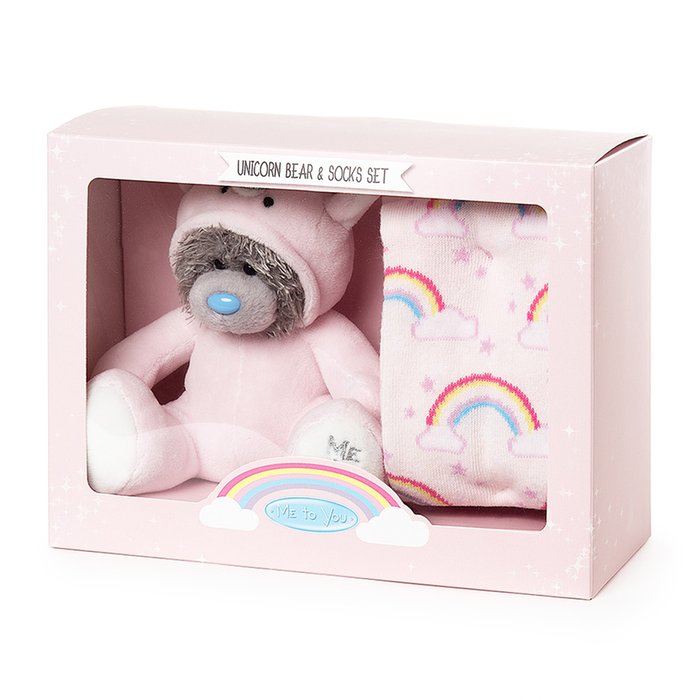 Unicorn Plush & Socks Gift Set