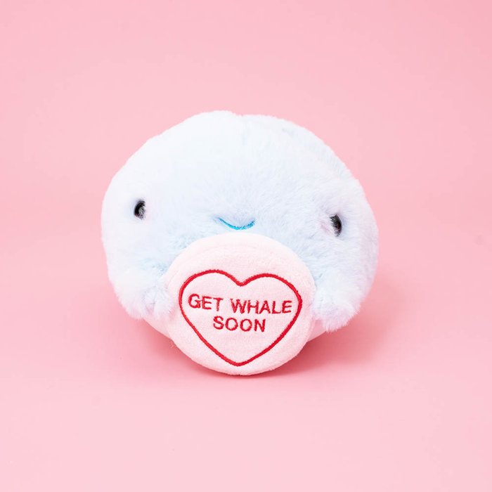 Swizzels Love Hearts Get Whale Soon Soft Toy