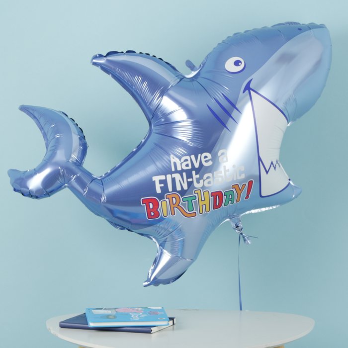 Giant Birthday Shark Balloon