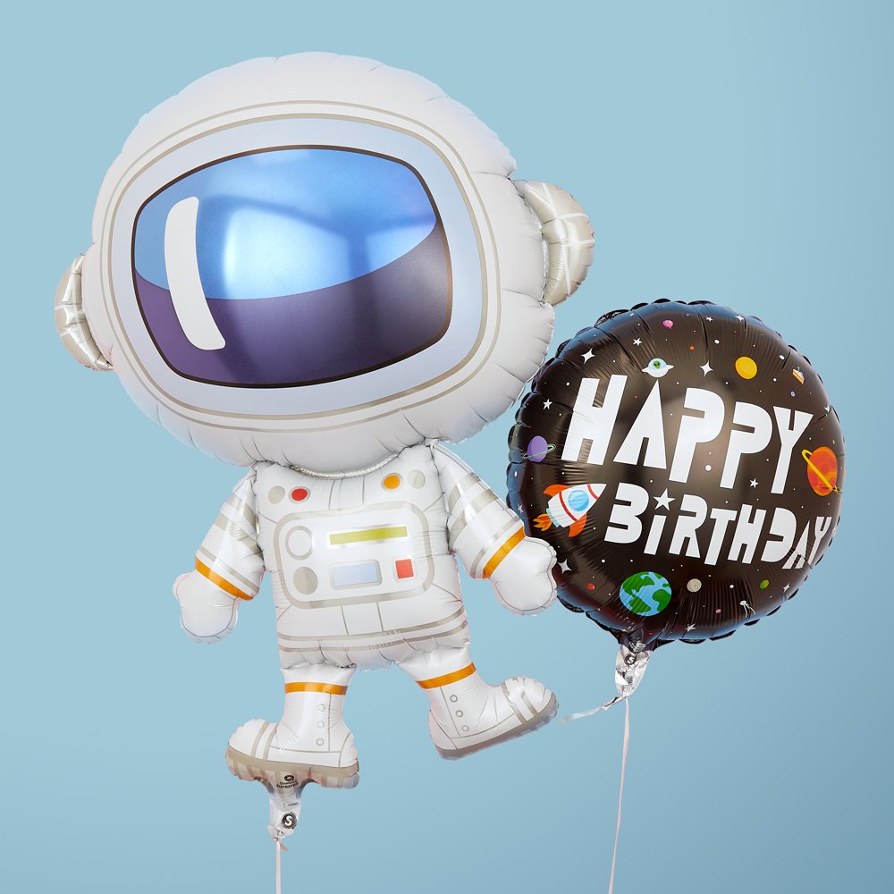 Moonpig Out Of This World Birthday Balloon Duo