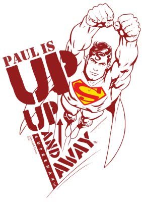 Superman Up and Away Personalised T-shirt