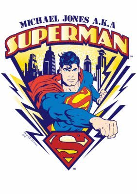 personalised superman t shirt