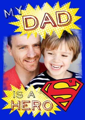 Father's Day Hero Dad Photo Upload T-shirt