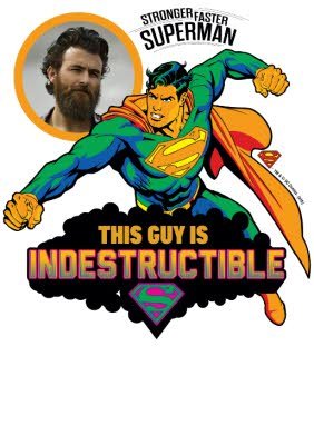 DC Comics Superman Indestructible Man T-Shirt