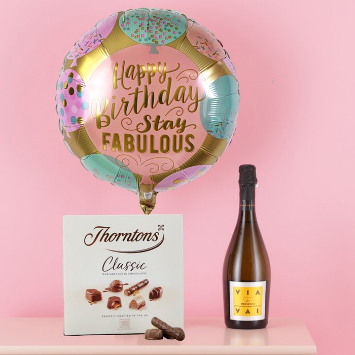 'Stay Fabulous' Thorntons Birthday Gift Set