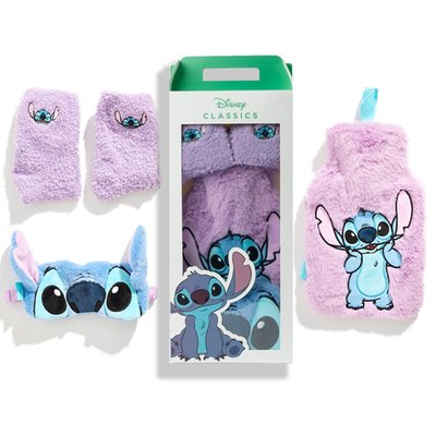 Skinnydip Lilo & Stitch Eye Mask, Hot Water Bottle & Socks Set
