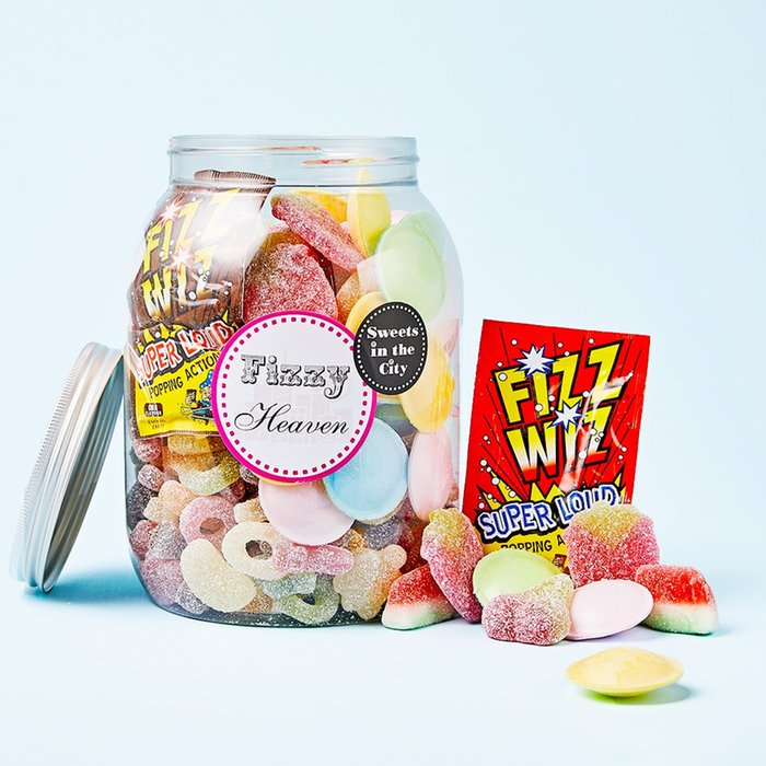 Fizzy Frenzy Giant Jar of Sweets (1kg) | Moonpig