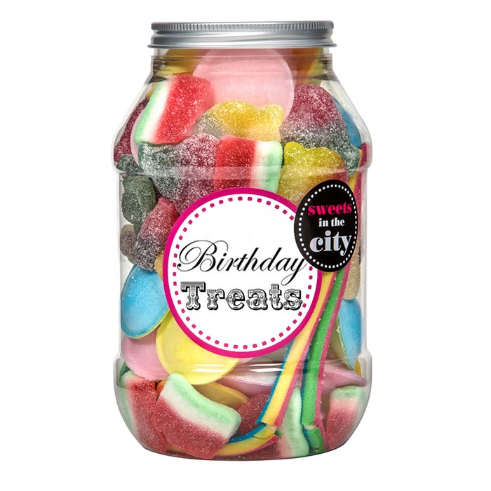 Birthday Treats Sweets Jar