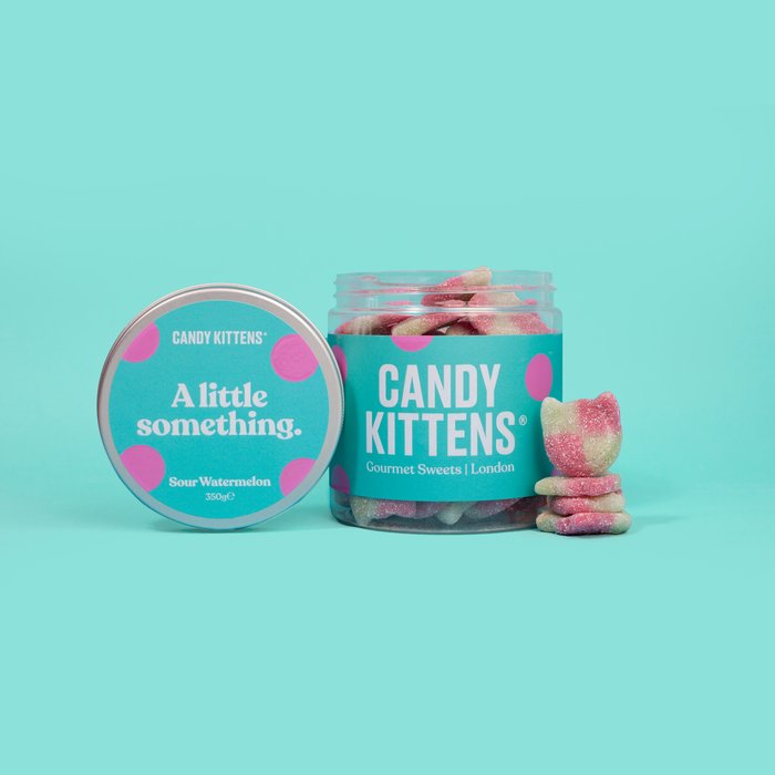 Candy Kittens Sour Watermelon Gift Jar 250g