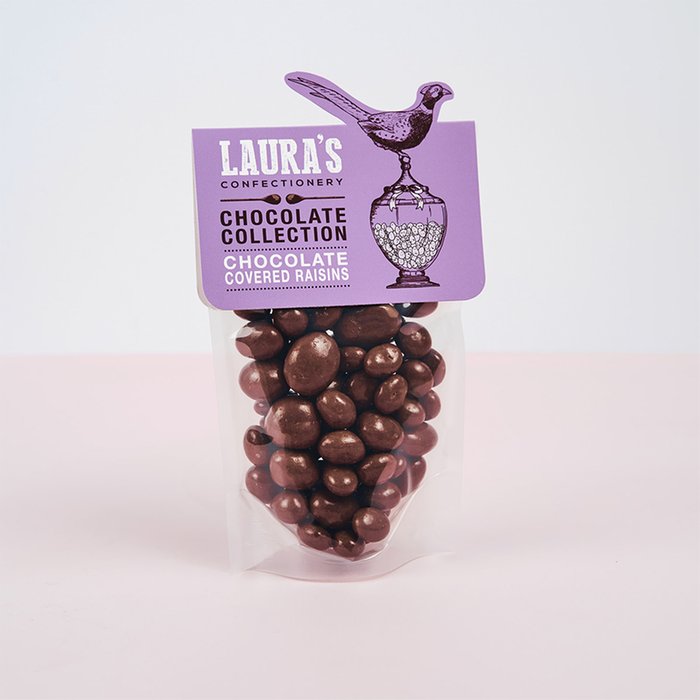 Laura's Confectionery Chocolate Raisins Pouch (150g)
