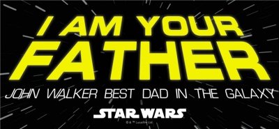 Father's Day Star Wars Your Father Personalised Mug