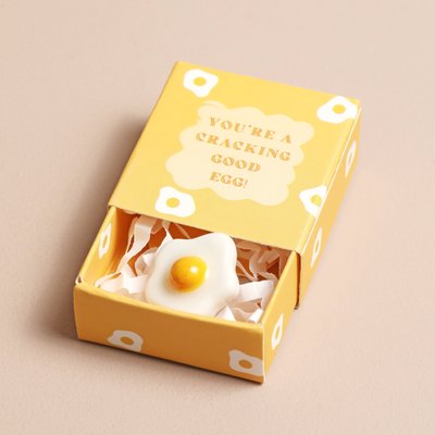 Tiny Matchbox 'You're A Cracking Good Egg' Token