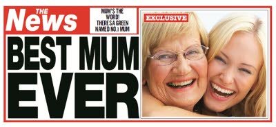 The News Best Mum Ever Personalised Photo Upload Mug