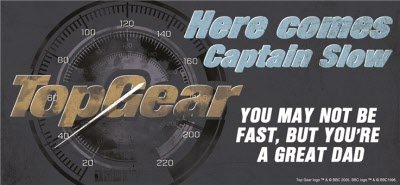 Top Gear Captain Slow Personalised Name Mug