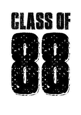 Class Of... Black Personalised T-shirt