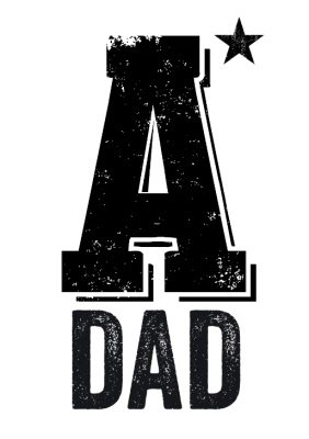 Father's Day A* Dad Personalised T-shirt