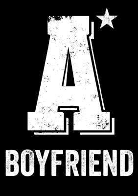 Valentine's Day A* Boyfriend Personalised T-shirt