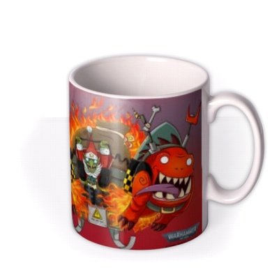 Warhammer Red Gobbo Best Time of Da Year Christmas Mug