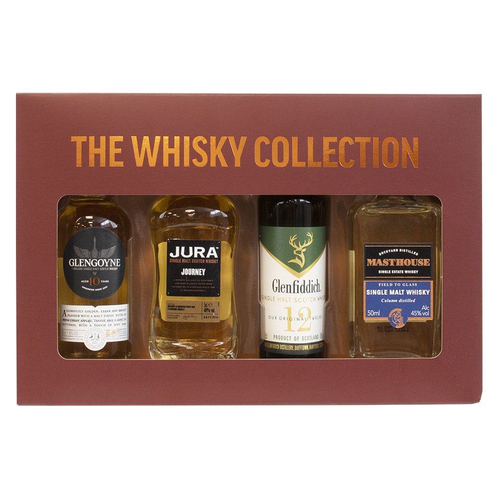 Moonpig Whisky Collection Gift Set 4X5Cl Alcohol