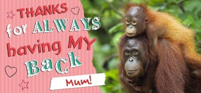 Mother's Day Monkey Personalised Mug