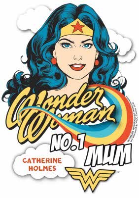 Wonder Woman No. 1 Mum Personalised T-Shirt