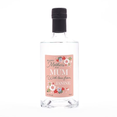 Personalised 'Mum' Gin Mother's Day 70cl
