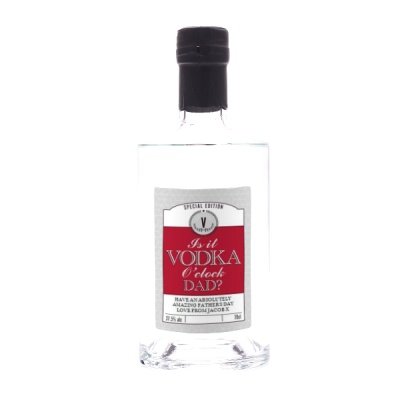 Personalised Vodka For Dad 70Cl Alcohol