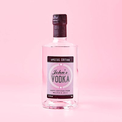 Personalised Birthday Vodka 70cl