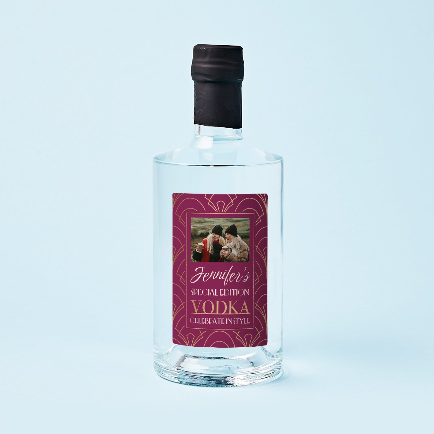 Personalised Celebrate In Style Vodka 70Cl Alcohol