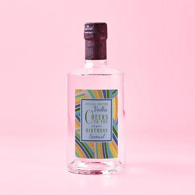 Personalised Birthday Vodka 70cl