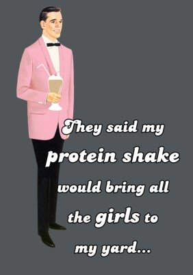 Protein Shake Girls To The Yard Personalised T-shirt