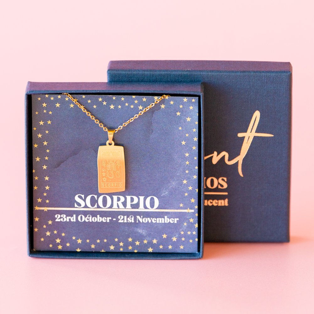 Scorpio Zodiac Necklace